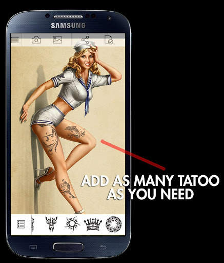 Tatua Foto tatoo camera screenshot 1
