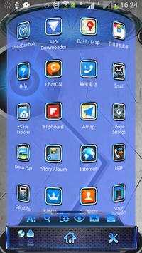 BlueFuture Next Launcher Theme screenshot 6
