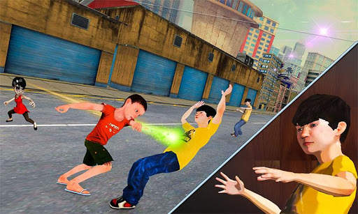 Kids Fighting Games - Gangster in Street screenshot 1