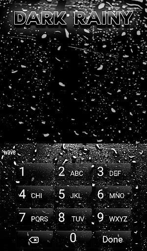Dark Rainy Keyboard Wallpaper screenshot 5
