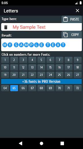 Cool text, symbols, letters, emojis, nicknames screenshot 3