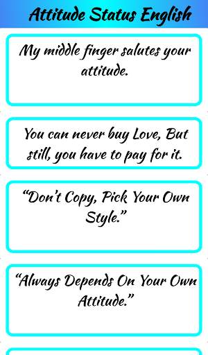 Attitude Status In English screenshot 9