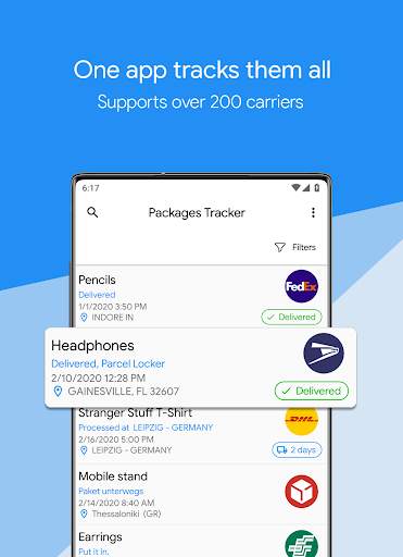 Packages Tracker screenshot 1