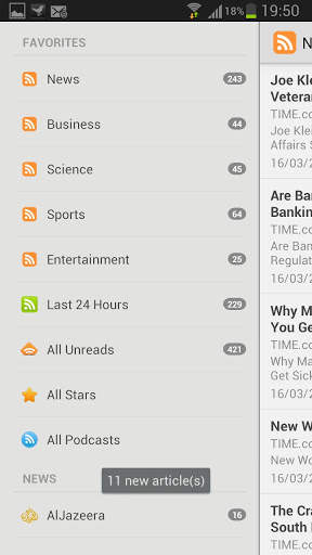 World News - RSS Reader screenshot 1