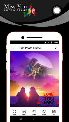Miss You Photo Frame New screenshot 5