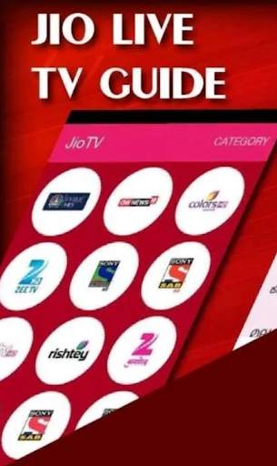 JIO Live TV - HD Channels Guide Free screenshot 1