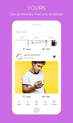 Giveaway App - Win products for free screenshot 6