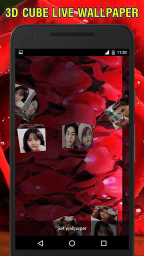 3D Photo Frame Cube Live Wallpaper screenshot 8