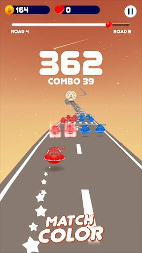 Space Road: color ball game screenshot 3