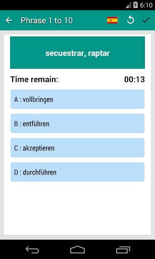 Verbos alemanes comunes - Aprender alemán screenshot 7