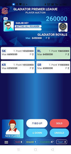 Super Player Auction : Cricket screenshot 3