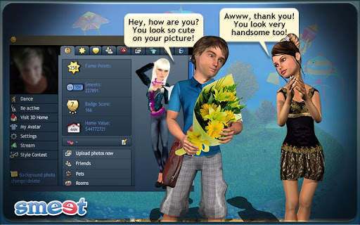 Smeet 3D Social Game Chat screenshot 2