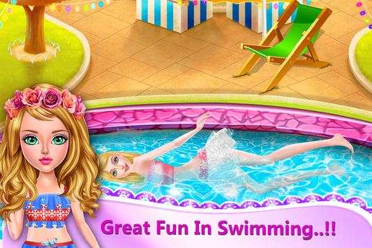 Princess Dressup Pool Party screenshot 1