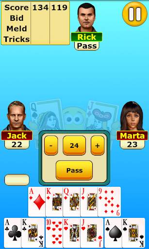 Pinochle screenshot 1