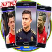Pemain sepak bola gaya rambut logo