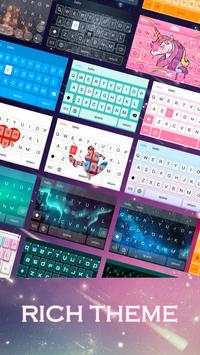 Lovely Cute Unicorn Keyboard Theme screenshot 5