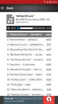 Love Songs MP3 Sweet Memories screenshot 3