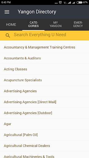 Yangon Directory screenshot 3
