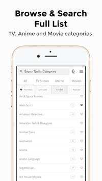 All Netflix Categories 2 تصوير الشاشة