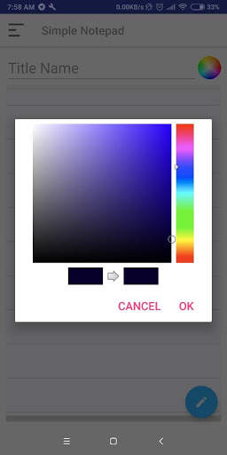 Simple Color Notepad screenshot 3