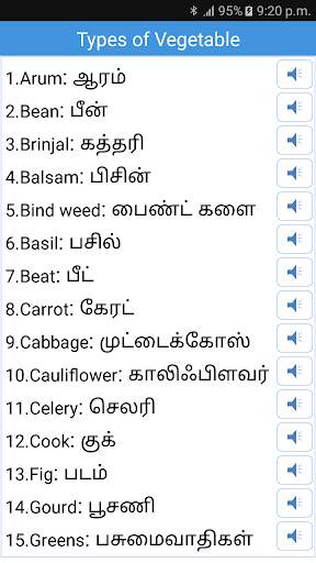 Daily Words English to Tamil screenshot 5