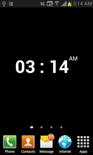 BLACK CAM CLOCK WIDGET 1 تصوير الشاشة