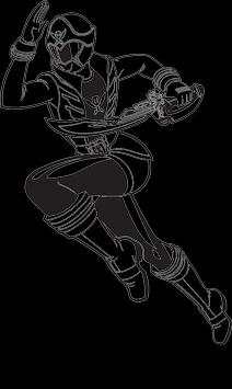 Super Hero Rangers Coloring Kid screenshot 2
