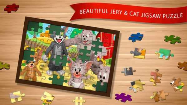 Jerry cat jigsaw puzzle Toms screenshot 1