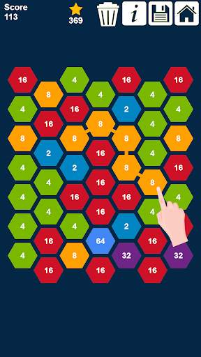 Hexa Games: Hexagon Number Puzzles Collection screenshot 8