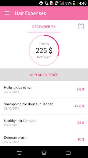 AppFrolution - My Hair Diary screenshot 8