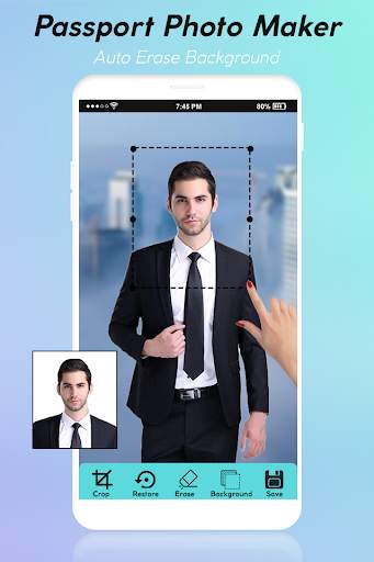 Passport Size Photo Maker photo editor screenshot 1