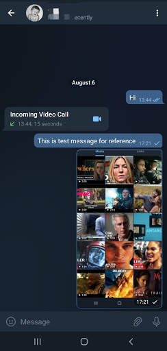 Telegram lite messenger dual screenshot 2