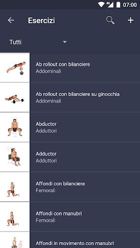 Scheda Palestra e Bodybuilding screenshot 6