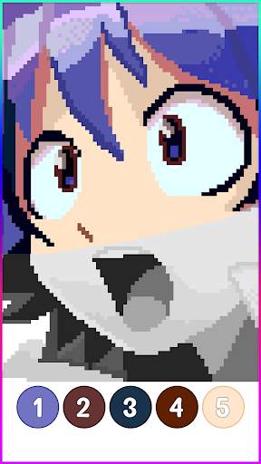 Anime Manga Pixel Coloring 7 تصوير الشاشة