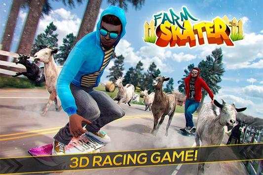 Farm Skater Boy - Skating Game screenshot 1