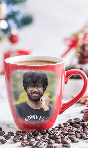 Coffee Cup Photo Frame Good Morning Application 23 تصوير الشاشة