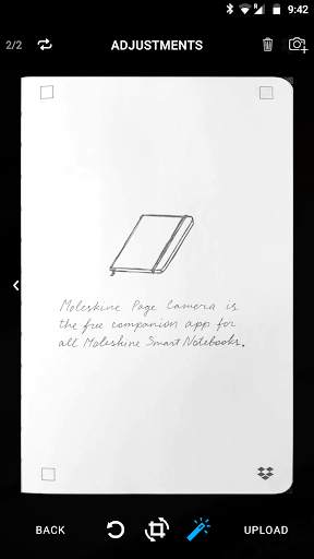 Moleskine Page Camera screenshot 3