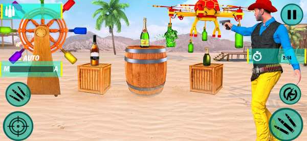 Flip Bottle Shooting Games screenshot 1