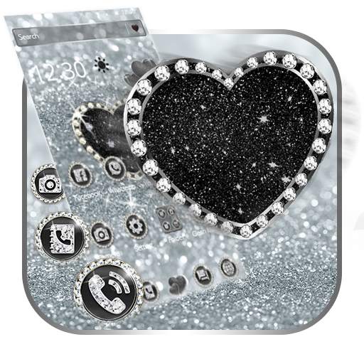 Diamond Love Glitter Theme 1.1.5