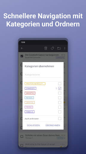 ProtonMail – sichere E-Mails screenshot 3