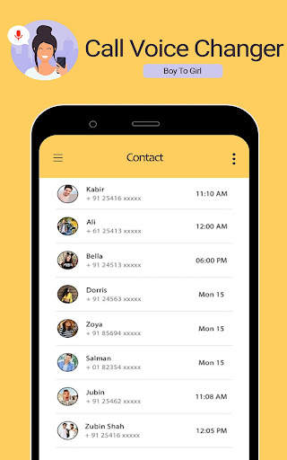 Call Voice Changer Boy to Girl screenshot 10