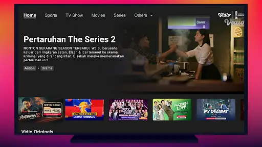 Vidio TV: Sport, Movie, Series screenshot 2