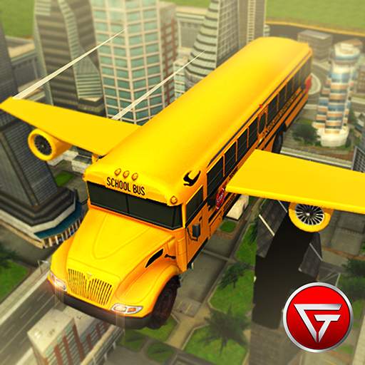 Flying School Bus Simulator 3D: Extreme Tracks 1.1.6