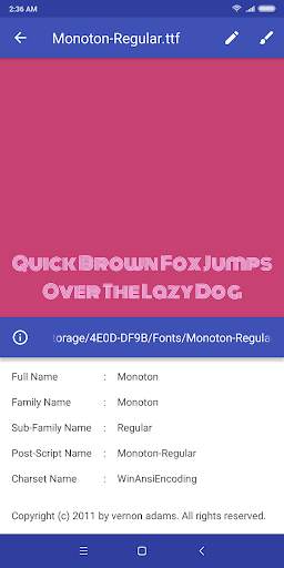 Font Viewer Plus 6 تصوير الشاشة
