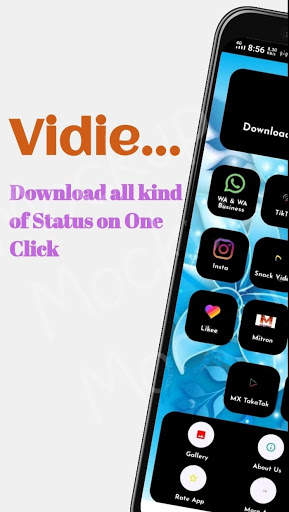All in one status saver and TikTok downloader screenshot 1