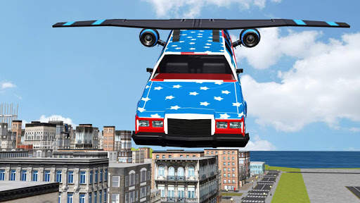 Flying Limo Car Driving Fever screenshot 2