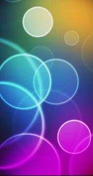 Fantasy colored ball live wallpaper | light color screenshot 1