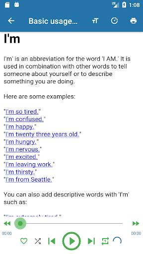 Talk English Learning screenshot 6