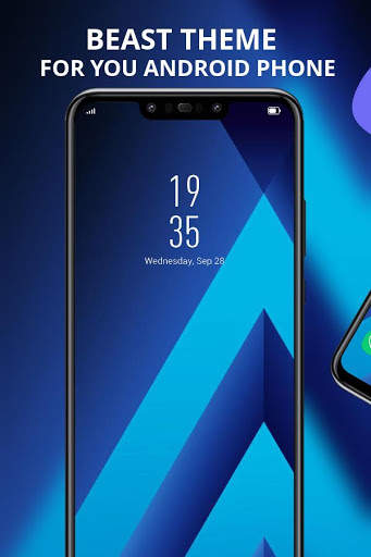 Theme for Galaxy A3 (2019) 4K Abstract Wallpaper screenshot 1