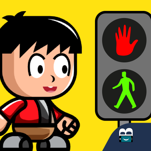 Traffic rules for children icon